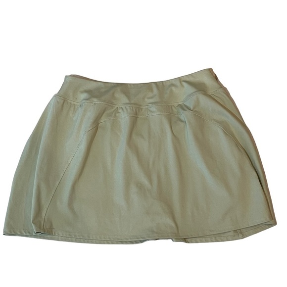 Madewell MWL Pull On Flex Mini Fitness Skirt - Seagrass Green - Size XL - Picture 3 of 12